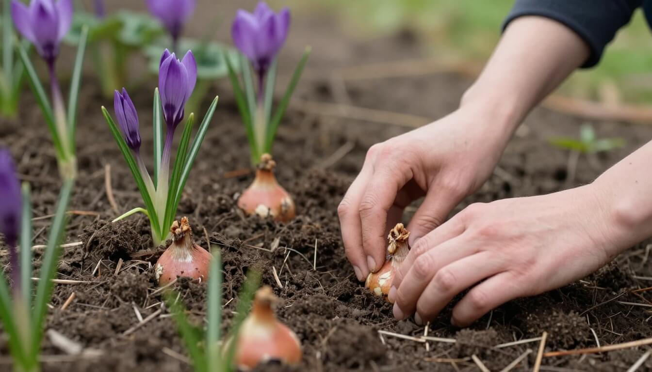 Bulbes et fleurs : deux périodes distinctes en août