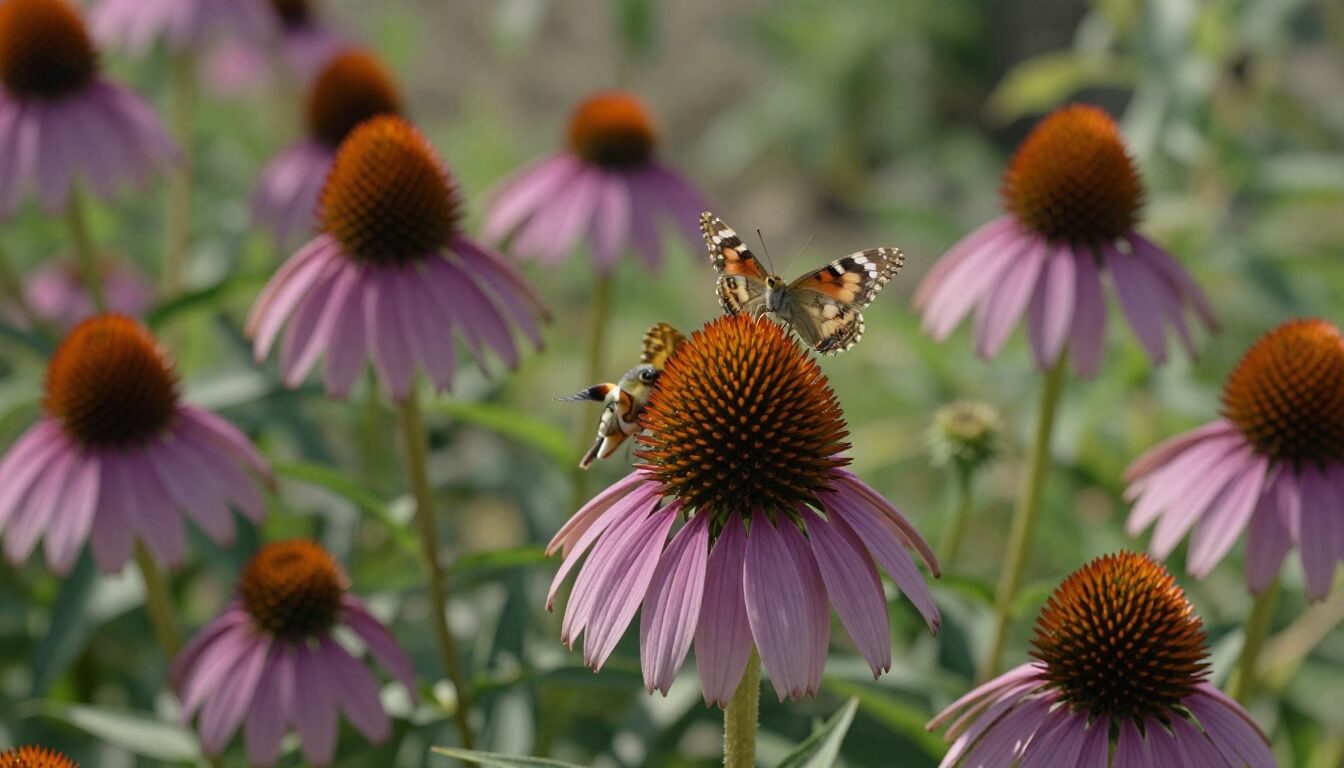 Echinacée : la vivace robuste qui renforce la biodiversité