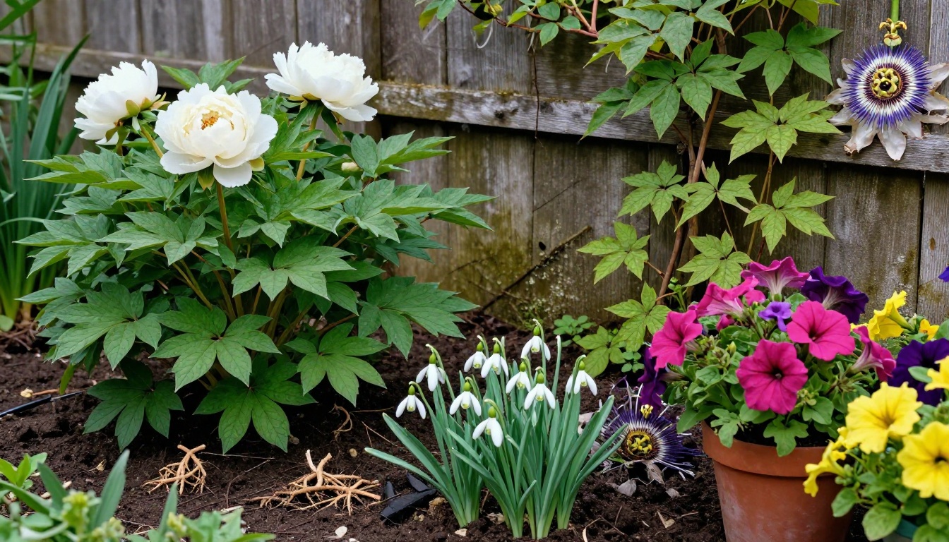 Classification par type de plante : vivace, annuelle, bulbe, grimpante