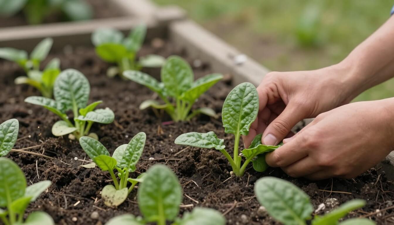 Légumes feuilles en octobre : mâche, épinards et salades d'hiver