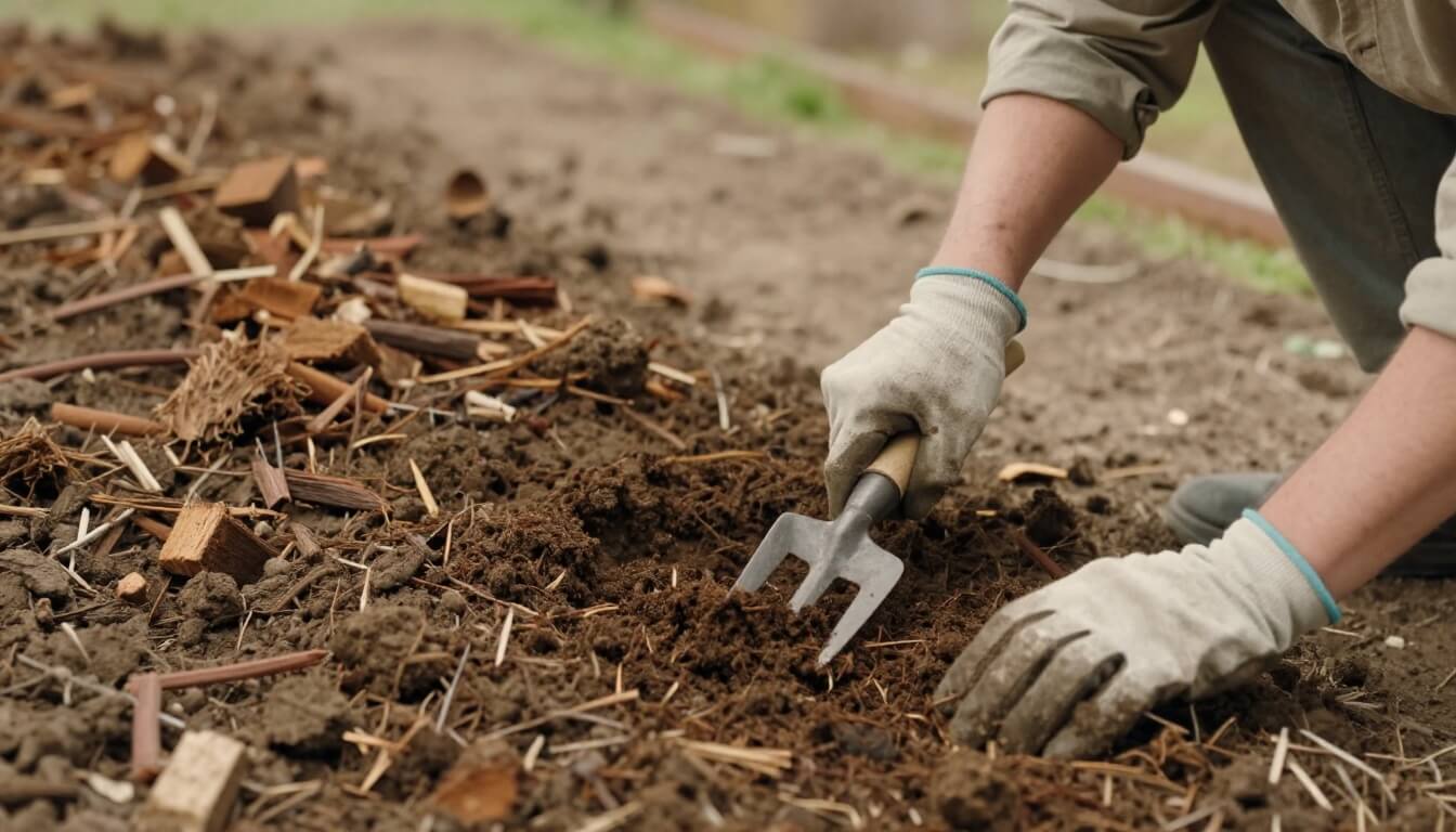 Préparer le sol en mai : amendement et paillage sans excès