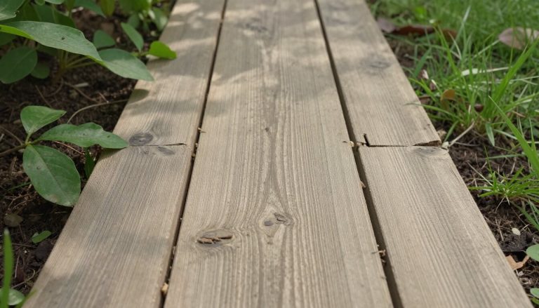 plancher et plinthe avec dommages termites visibles